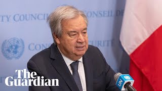 Un Chief António Guterres Speaks On Situation In Gaza – Watch Live