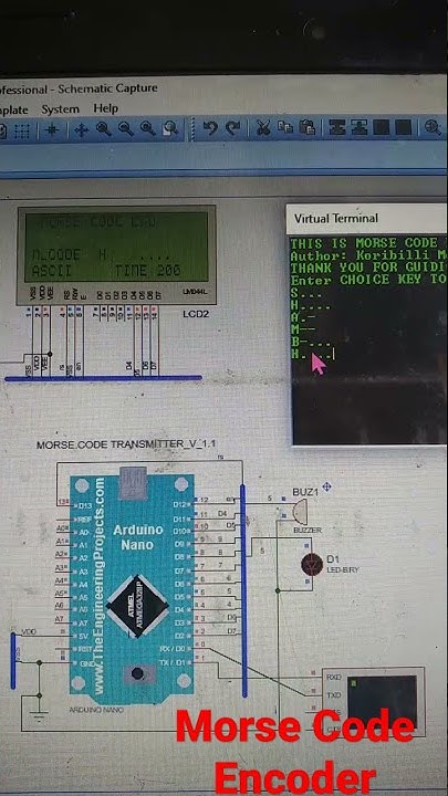 Morse Code Encoder (Virtual) - YouTube