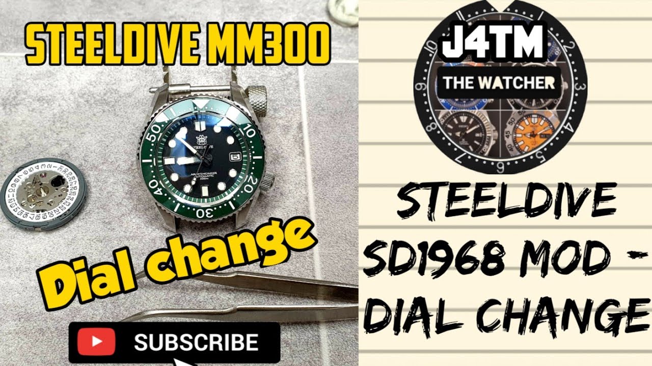 ⚙STEELDIVE MM300 MOD⚙ - ⭐|J4TM| ⭐- How to mod a SteelDive