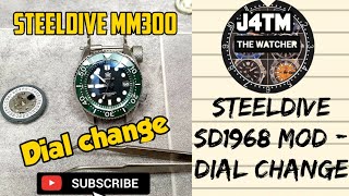 ⚙STEELDIVE MM300 MOD⚙ - ⭐|J4TM| ⭐- How to mod a SteelDive sd1968 | The Watcher