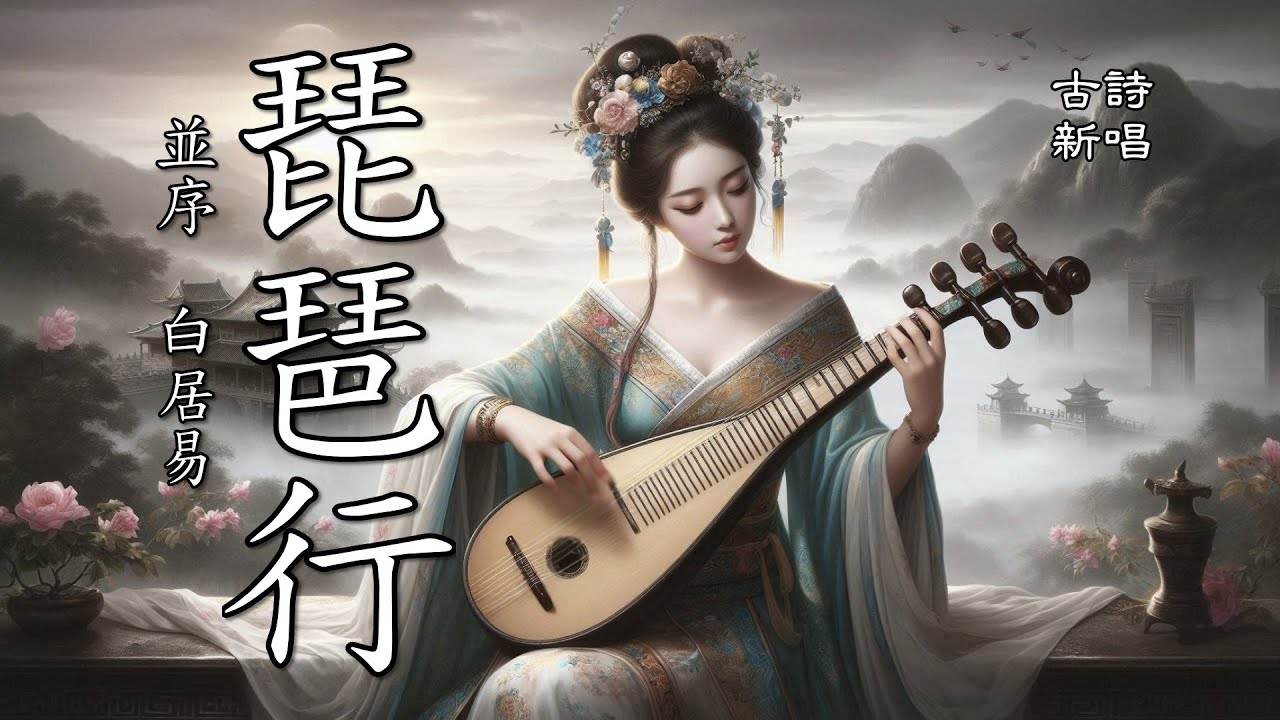 ? 白居易【琵琶行】並序/ 千古絶唱，聲聲入心/ 全程琵琶演奏動態聲波 