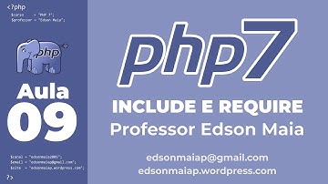Curso de PHP 7 Aula 09 Include e Require no PHP