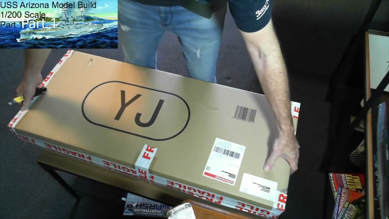 USS Arizona Build Unboxing Part 1