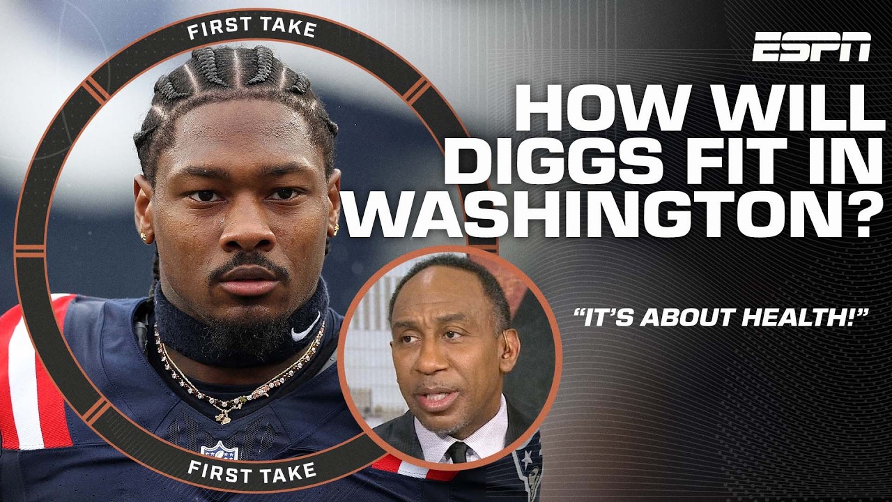 Stephen A.'s UNSURE of Stefon Diggs' fit with the Commanders 👀 | First Take