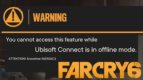 Ubisoft Connect is in Offline Mode (How to Fix)