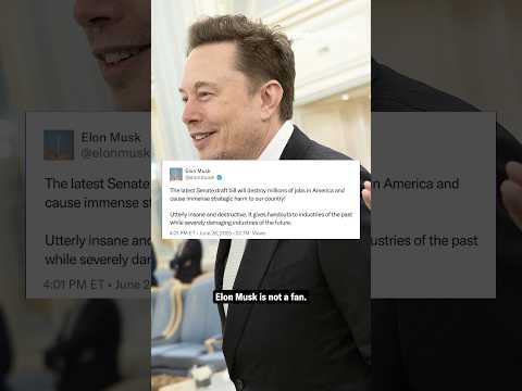 Musk: “The latest Senate draft bill will destroy millions of jobs in America.”