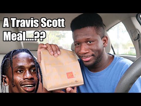Lemme get that Travis Scott Wit Cheese!!😂😂 | Mcdonalds Travis Scott's Meal Review