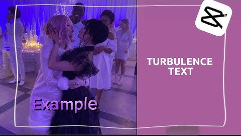 Simple AE like Turbulence Text Tutorial || CapCut