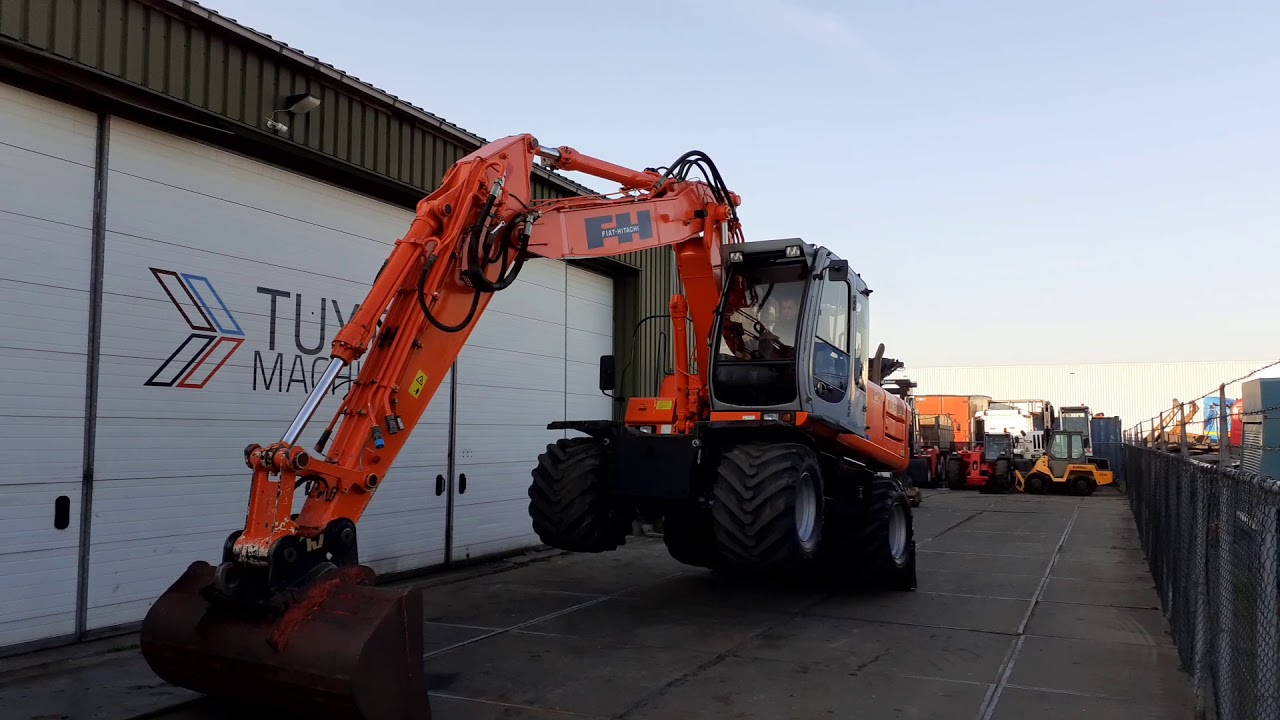 Fiat-hitachi EX165W, 15.800 uur, bj 2001