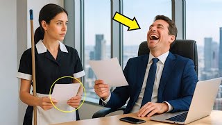 "سأعطيك راتبي إذا ترجمتِ هذا" – ضحك الرئيس المليونير... لكن عاملة النظافة أسكتته