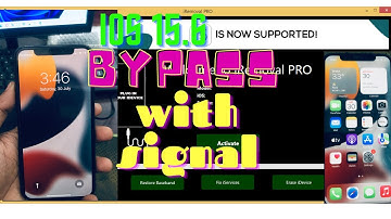 Iphone  IOS 15.6 Bypass With Signal |OTA Update iOS 16 | No Relock I 6S To X ios 15 l HELLO SCREEN