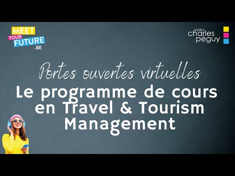 Programme de cours en Travel & Tourism Management - Contenu et explications