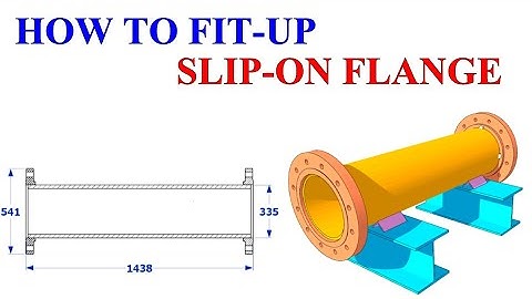 How to fit-up Slip-on Flange on a Pipe