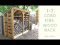 Build a Firewood Shed to Store 1-2 Cords of Wood