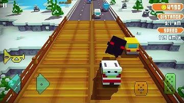 BLOCKY HIGHWAY TRAFFIC RACING ANDROID GAMEPLAY