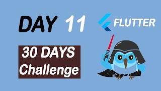 Day 11 | Flutter Tutorial Material Drawer, Animated Drawer #30DaysOfFlutter screenshot 2