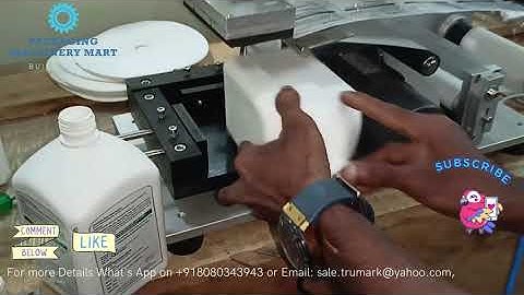 SEMI AUTOMATIC FLAT/OVAL BOTTLE LABELING MACHINE