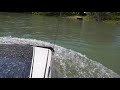 Very deep ozarks crossing at Richland creek AR Land Rover discovery
