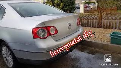 vw passat b6 boot strut tutorial