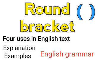 Round brackets | Round brackets use | Round brackets as punctuation | punctuation