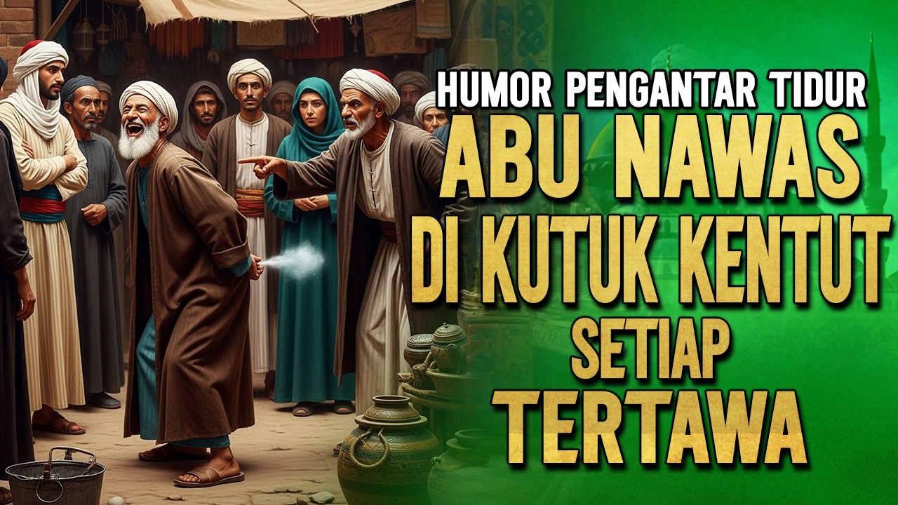 ABU NAWAS DI KUTUK ORANG ASING SETIAP TERTAWA LANGSUNG KENTUT || KISAH ABU NAWAS PENGATAR TIDUR