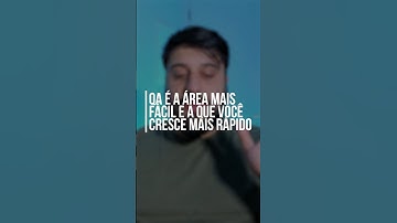 Essa área em TECNOLOGIA  tem um dos melhores SALÁRIOS para iniciante #shorts #qa #testedesoftware