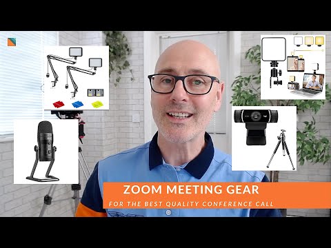 Video ZOOM MEETING GEAR AND SETUP FOR BEST QUALITY... - youtube