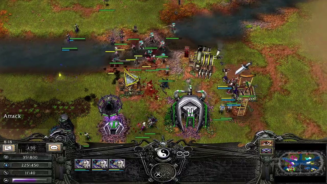 Battle Realms ZE 3v3 Dits Dusk FWS vs lang le buon Duck long vu 2025