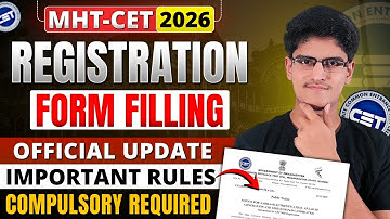 MHT-CET 2026 Registration Update | CET CELL Important Registration Instructions | Official Update