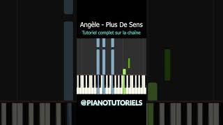ANGÈLE - PLUS DE SENS | PIANO TUTORIEL SYNTHESIA #angèle