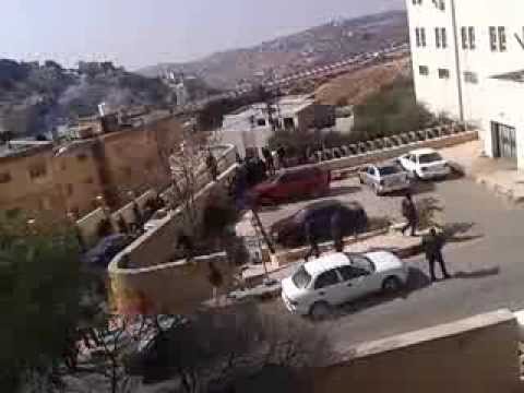 مشاجرة واطلاق نار من اسلحة أتوماتيكية بين عشيرتين في جامعة البلقاء التطبيقية