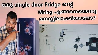 Fridge Wiring Diagram in malayalam/Single Door Fridge Wiring Diagram very easily