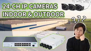 Install a 24-CH IP Security Camera System for Storage Faculty| Case Study