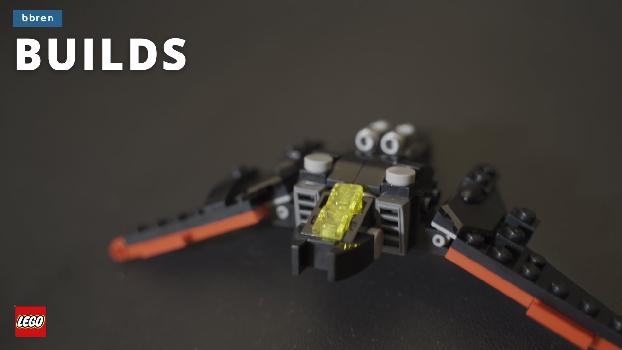 LEGO The Mini Batwing Build at 4K | Set 30524 | ASMR