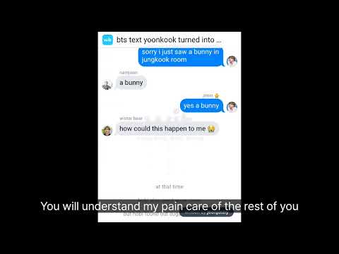 BTS Text yoonkook
