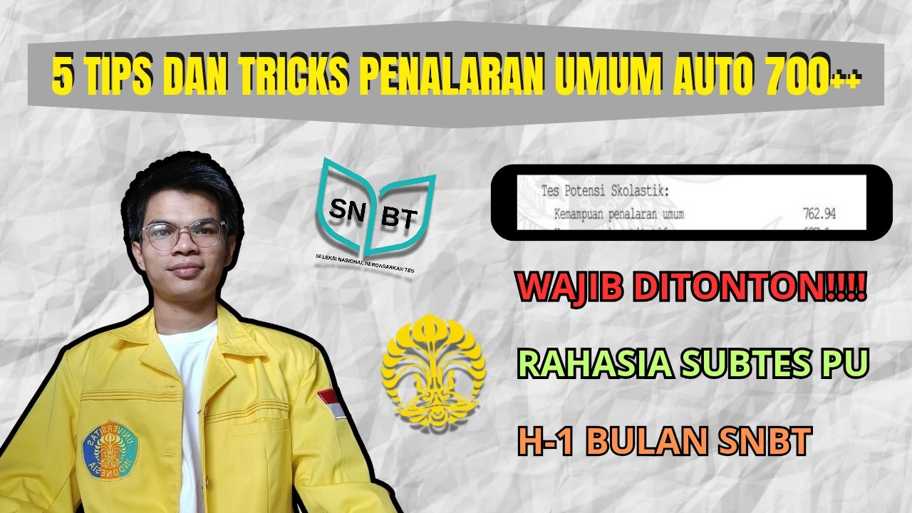 SUBTES TERGAMPANG SNBT‼️ CARA AKU DAPATIN SKOR 762 DI PENALARAN UMUM