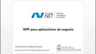 Tecnologías de escritorio y/o WPF