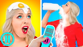 Pause Challenge For 24 Hours | Prank Wars by Multi DO