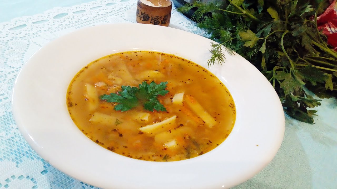 Самый вкусный чечевичный суп! (БЕЗ МЯСА)🥘 ГОТОВИМ В МУЛЬТИВАРКЕ ️ ...