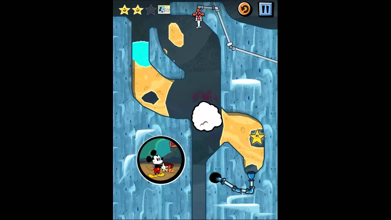Where's My Mickey? level 2-5 Walkthrough - YouTube