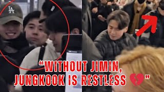 Jikook Jungkook Cant Be Without Jimin Caught Calling Jimin Shii At The Airport