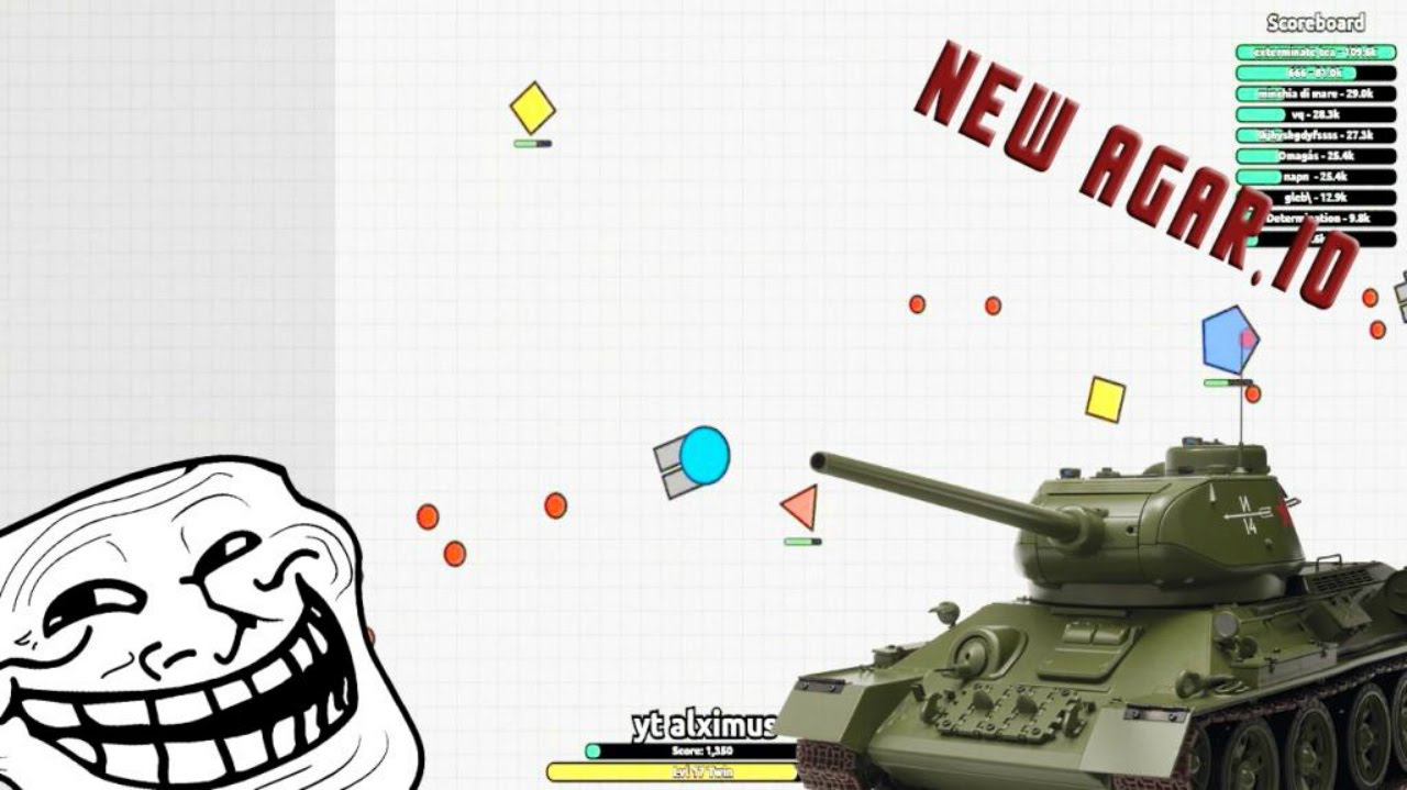 Diep.io \\ Agar.io 2.0 \\ Первый взгляд