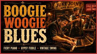 Boogie Woogie Blues | Fiery Barrelhouse Piano, Gypsy Swing Fiddle & Vintage Roadhouse Vibes