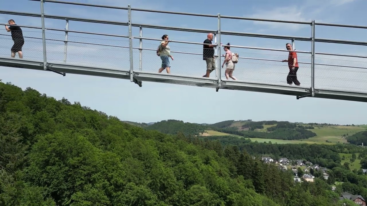 Skywalk Willingen - hangbrug Duitsland