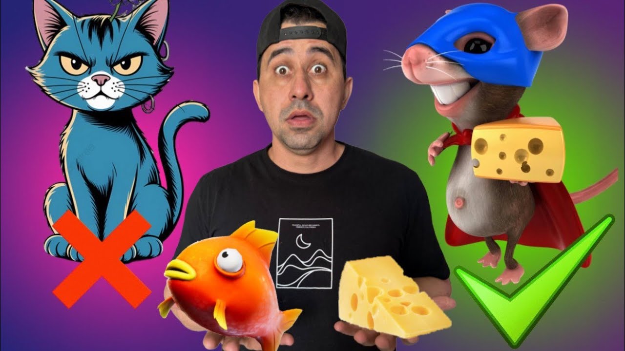 QUEM VAI LEVAR A MELHOR? GATO ou RATO