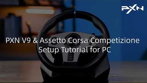 PXN V9 Racing Wheel & PC Assetto Corsa Competizione Setup Tutorial.#pxn #pxnv9 #games  #tutorial