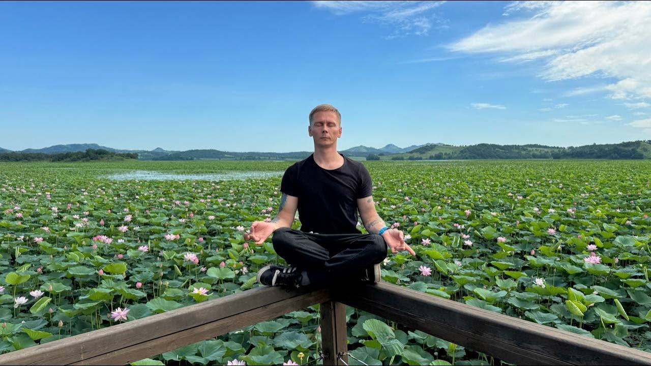 Граница с Северной Кореей и Китаем / Цветущие лотосы / Коса Назимова / мыс Гамова  / июль 2025