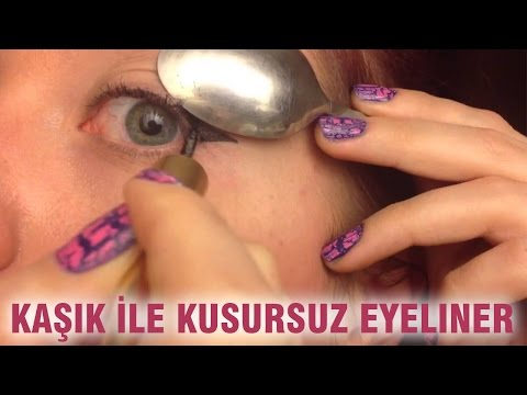 Kaşık İle Kusursuz Eyeliner