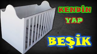 Eski Mdf Ve Çıtalardan Beşik Yapımı