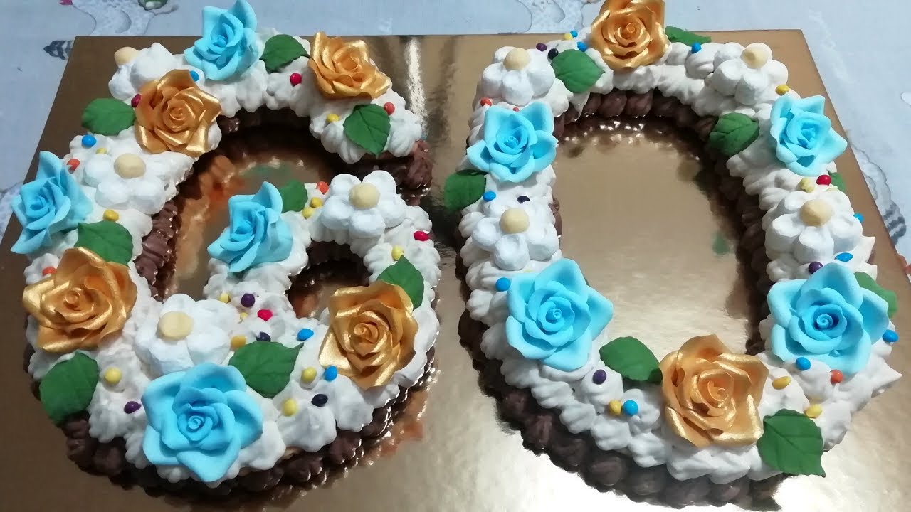 CREAM TART NUMERO 60 Con Pasta Frolla,Crema Bianca E Al Cioccolato